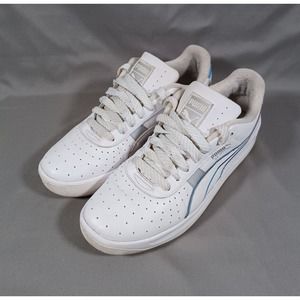 PUMA X BMW Mens 9‎ GV Special White Leather Athletic Shoes Sneakers No Insoles